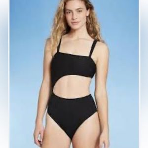 black cut out bikini (174)